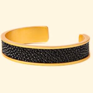Brackish Molly Stingray Adjustable Leather Cuff Bracelet